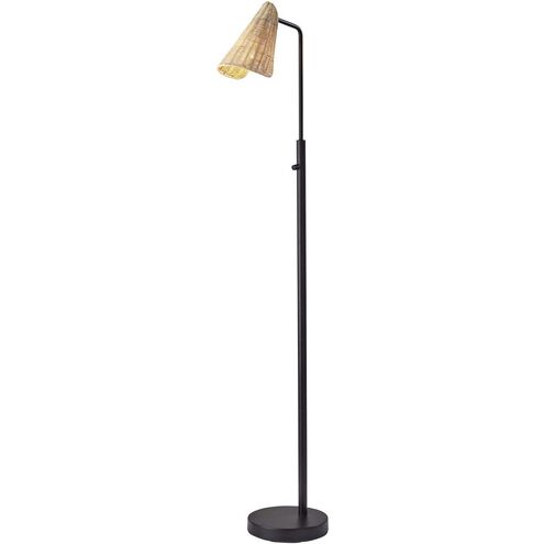 Cove 58 inch 60.00 watt Black Floor Lamp Portable Light