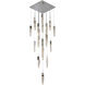 Canada 25 Light 27.5 inch Chrome Chandelier Ceiling Light