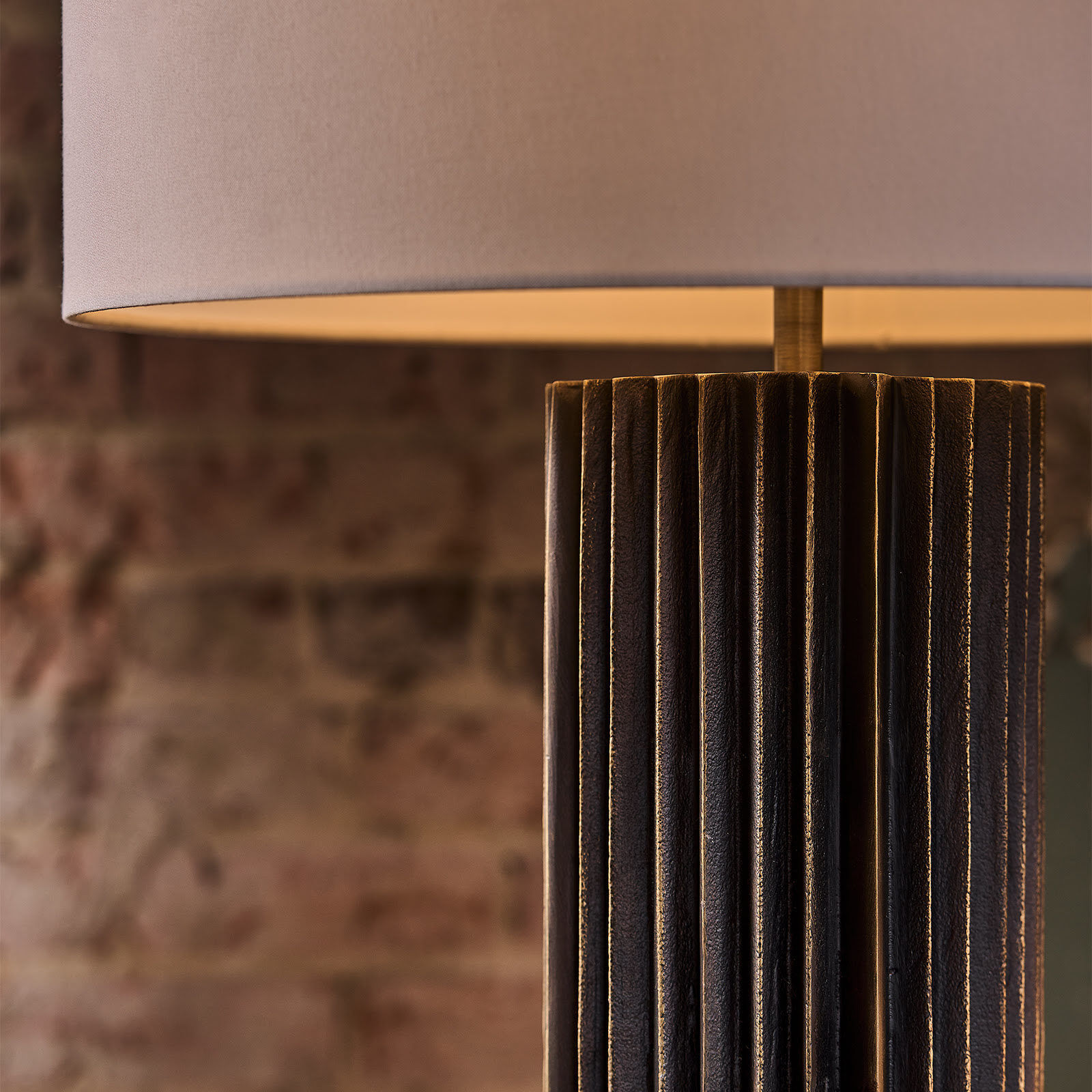 Zara 30.5 inch 150.00 watt Blacken Zinc Table Lamp Portable Light