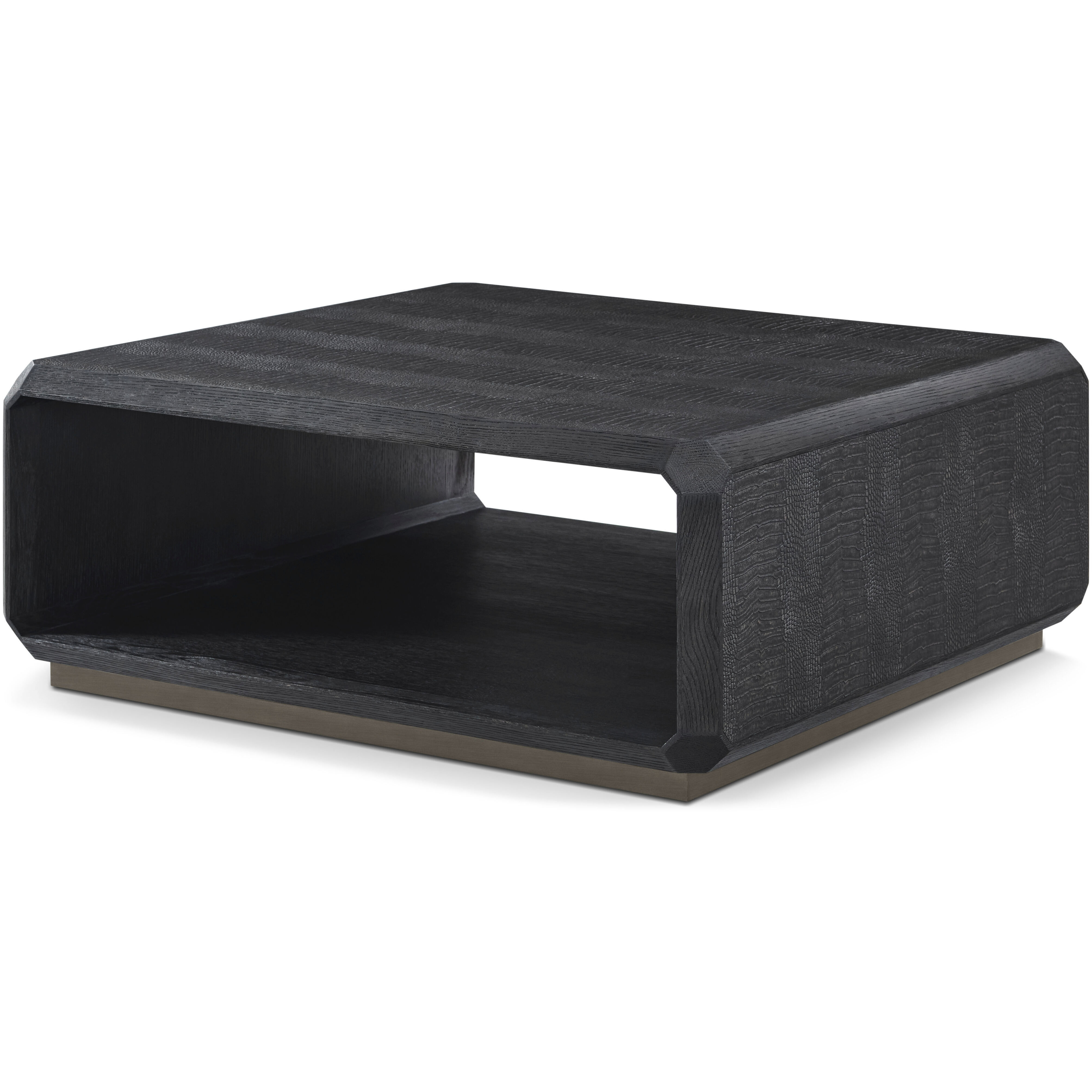 Spencer St. James 42 X 42 inch Onyx Cocktail Table, Wooden