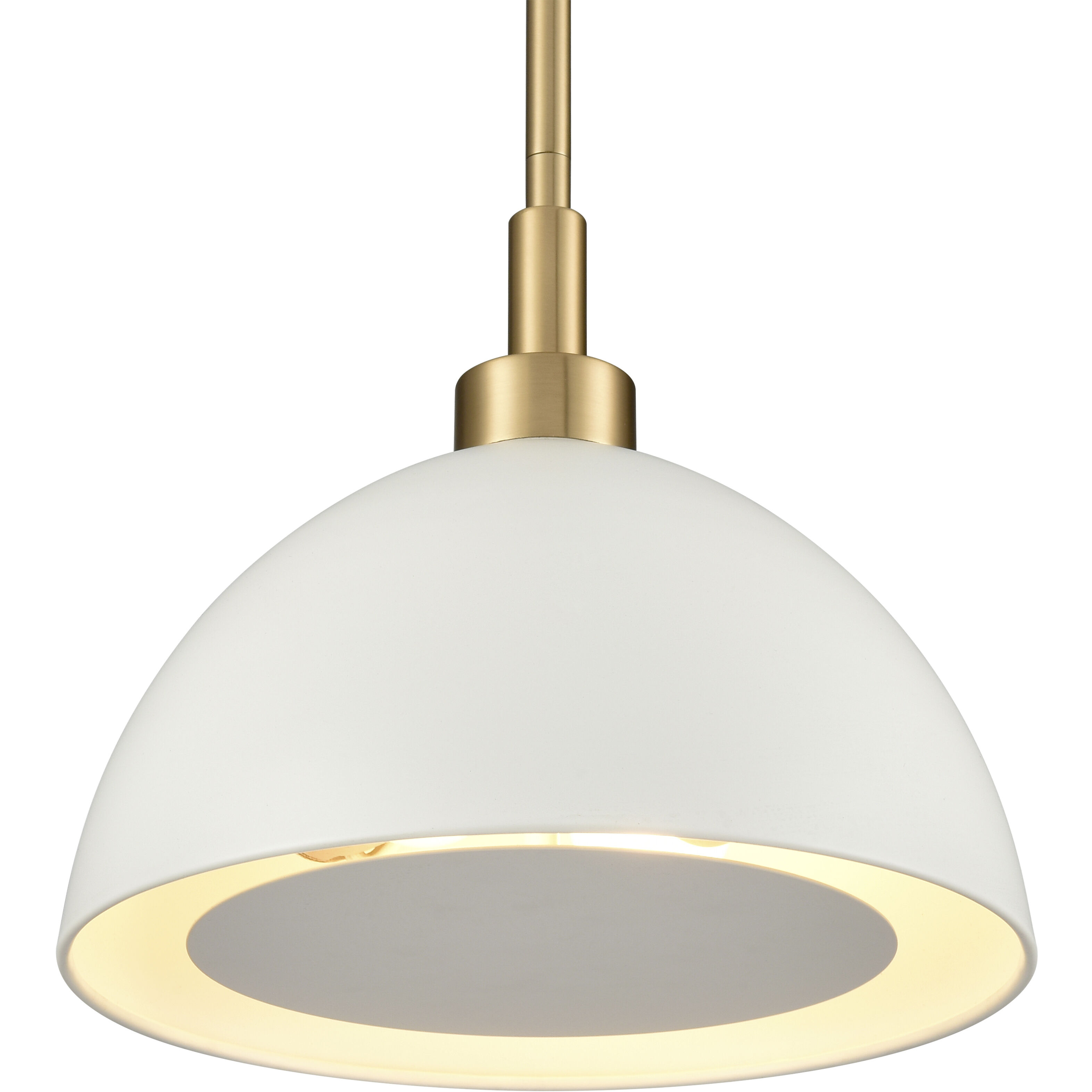 Pelham 2 Light 10 inch Satin Brass Pendant Ceiling Light