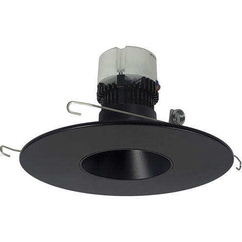 Pearl Black Reflector / Black Flange Recessed in 3000K, 1200