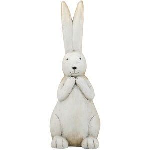 Anita White and Gold Statue