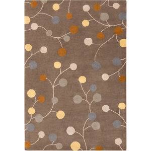 Athena 180 X 144 inch Gray and Yellow Area Rug, Wool