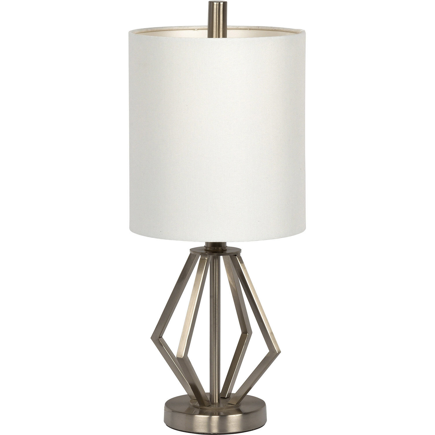 Bejamin 18.5 inch 60 watt Brushed Polished Nickel Table Lamp Portable Light