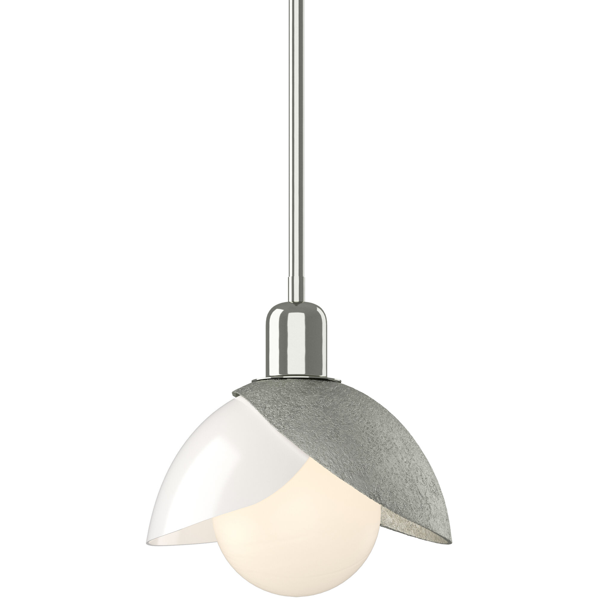 Brooklyn 1 Light 9.4 inch Sterling Mini Pendant Ceiling Light
