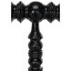 Bachelor Hand Rubbed Black Bed, Eastern King