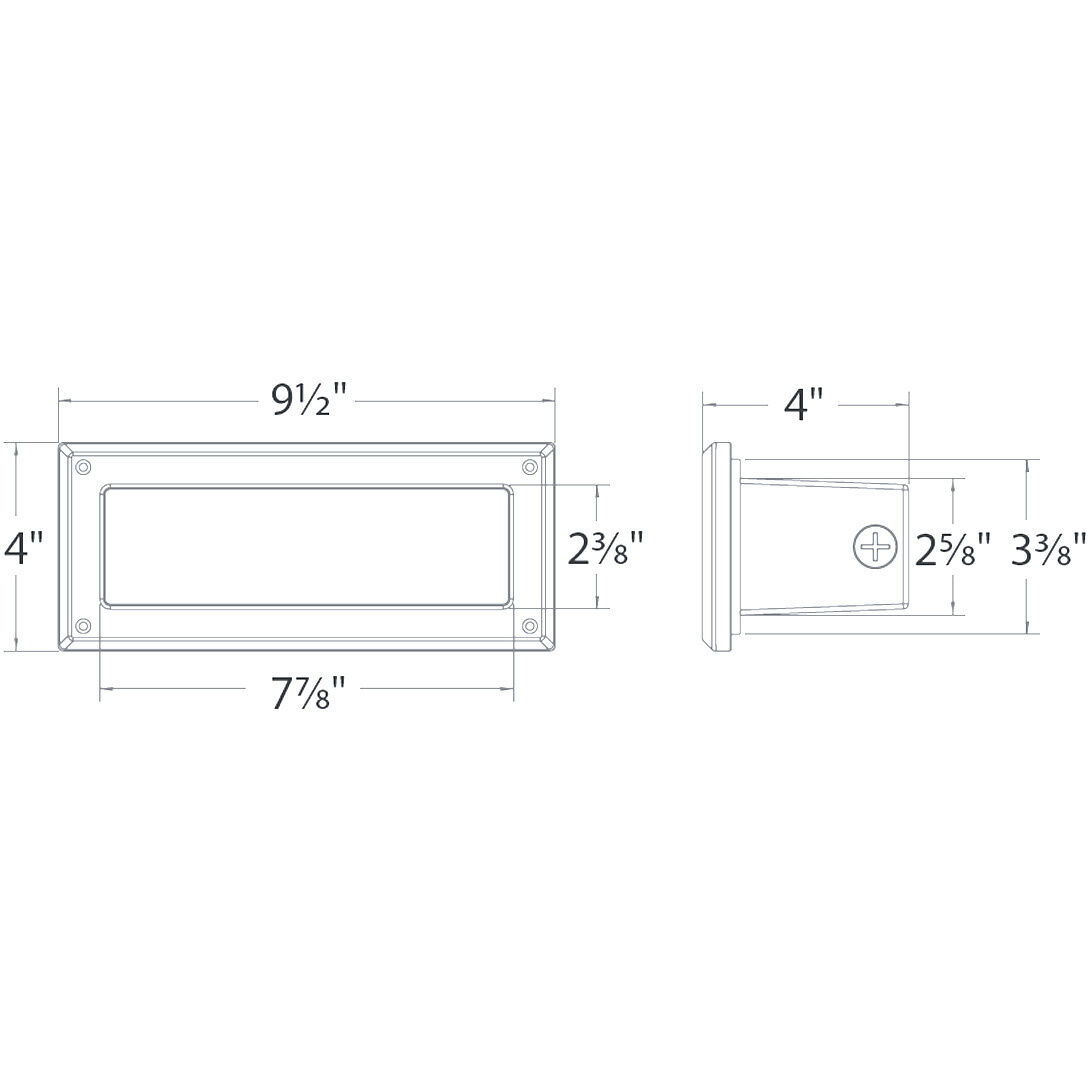 Endurance LED 4 inch Bronze Outdoor Wall Lighting, WAC Limited