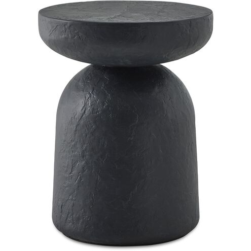 Hurlee 20 X 15.5 inch Black Slate Outdoor Accent Table