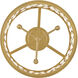 Estie 3 Light 16 inch Piastra Gold Semi-flush Mount Ceiling Light