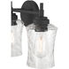 Clarvyn 3 Light 21 inch Matte Black Bathroom Vanity Light Wall Light