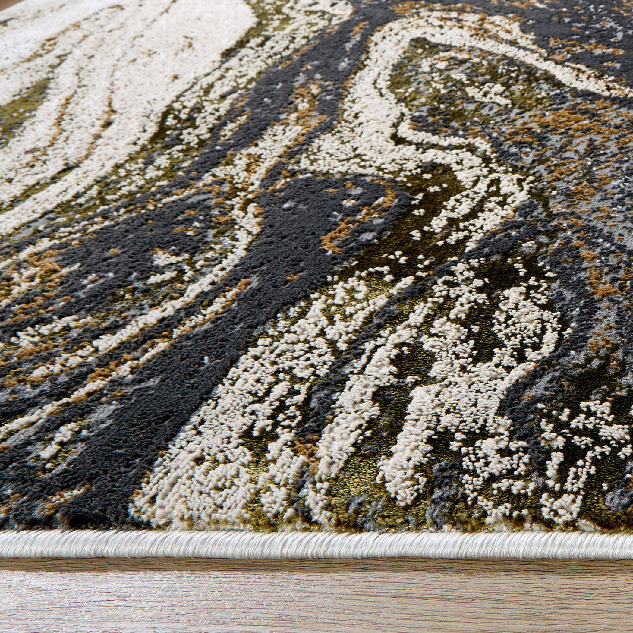 Artema 36 X 24 inch Gold Rug in 2 x 3