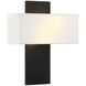 Stafford LED 11 inch Matte Black Wall Sconce Wall Light