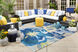 Rain 96 inch Tan Outdoor Rug in 8 Ft Round, Round