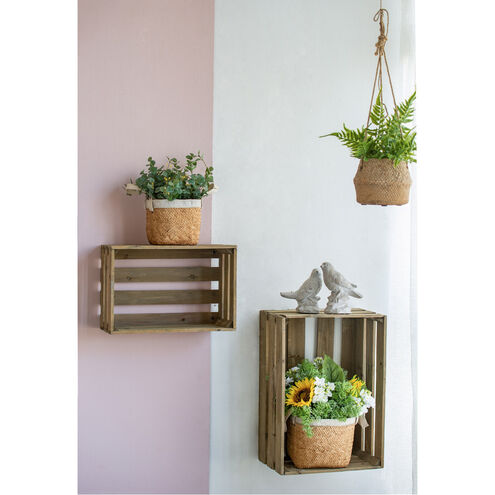Square Natural Outdoor Planter 