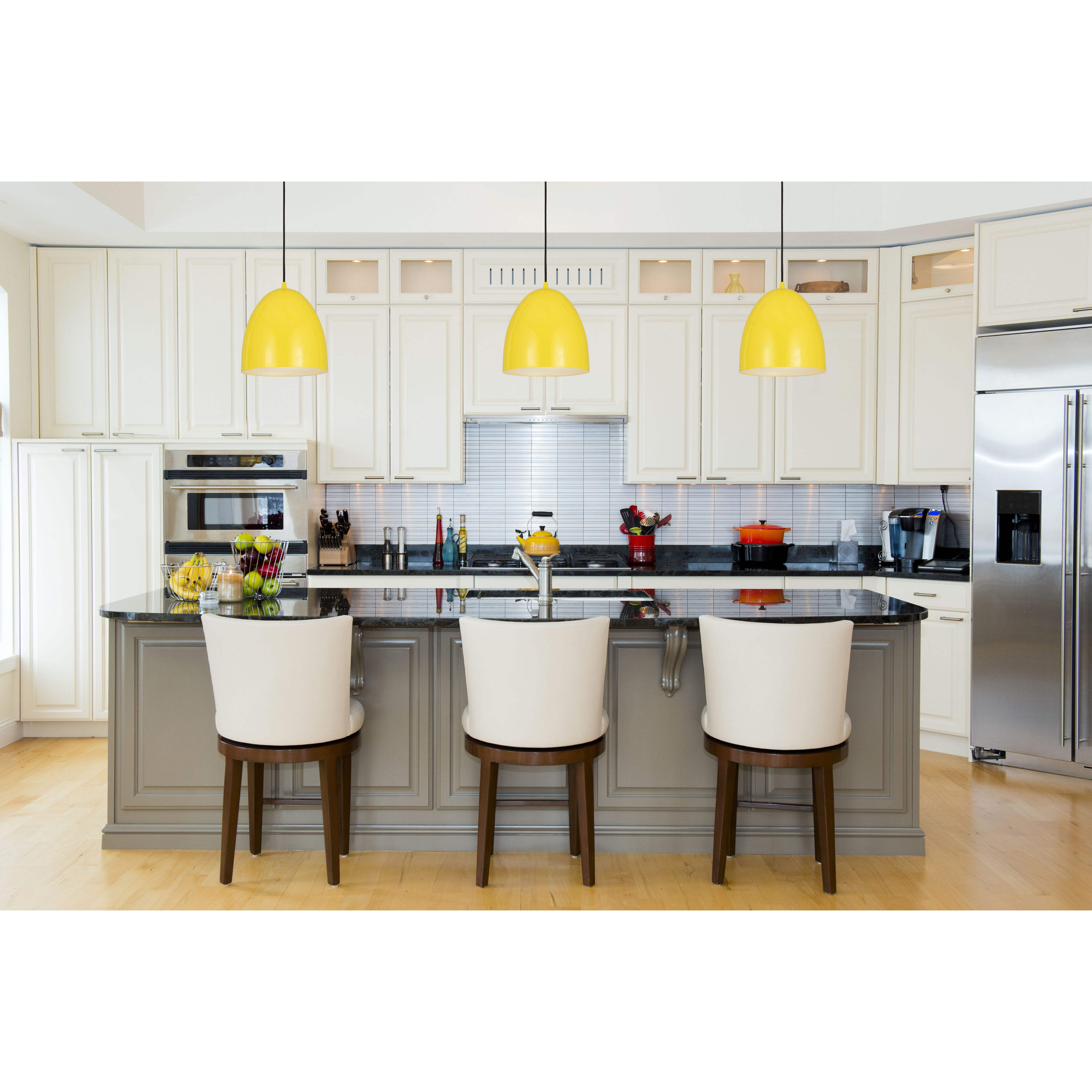 Z-Studio 1 Light 9.5 inch Yellow Pendant Ceiling Light
