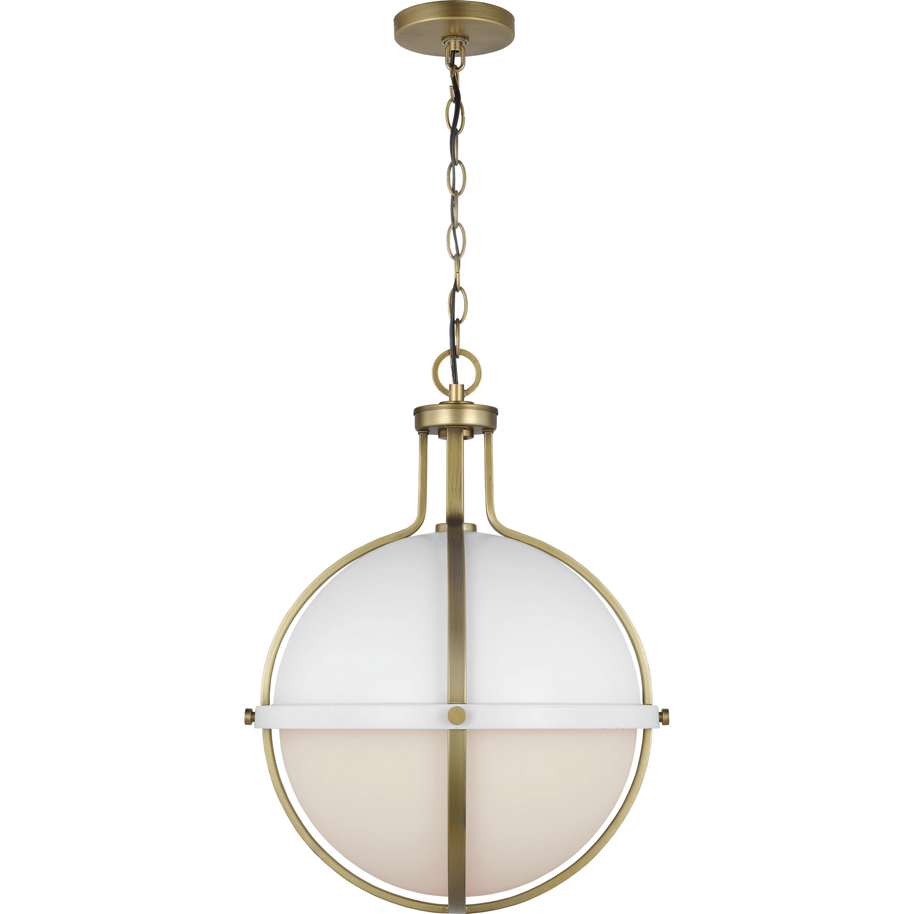 Lincoln 1 Light 16 inch Matte White Pendant Ceiling Light