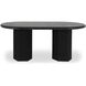 Sartoria 72 X 40 inch Black Dining Table