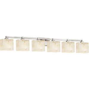 Alabaster Rocks 6 Light 50.50 inch Bathroom Vanity Light