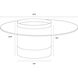 Haru 35.5 X 15.75 inch Clear / Gold Coffee Table