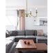 Rohan 4 Light 30 inch Satin Gold Chandelier Ceiling Light