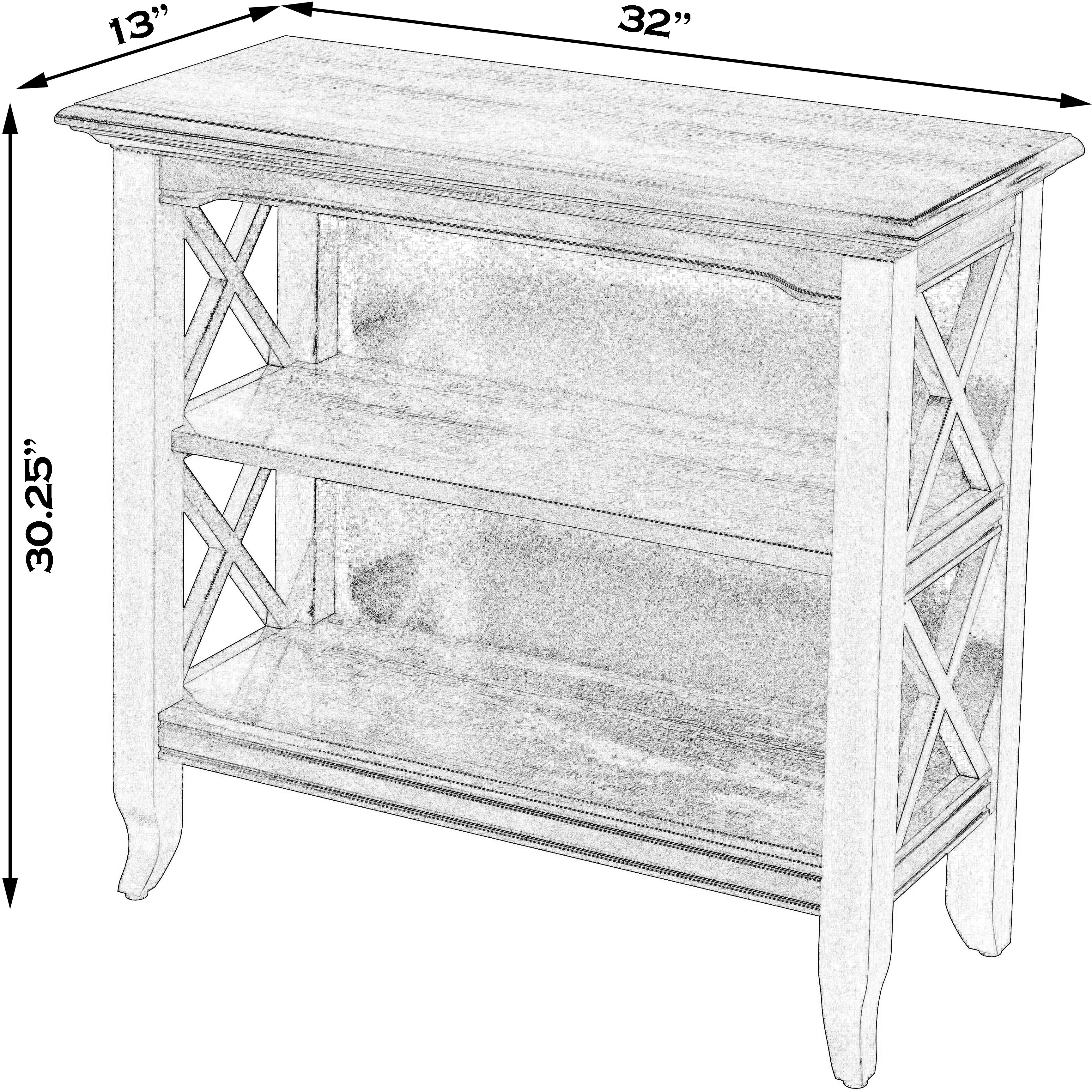 Newport  Plantation Cherry Bookcase