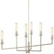 Courante 6 Light 44.75 inch Champagne Chandelier Ceiling Light