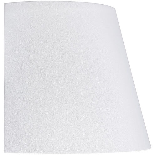 Cone LED 6 inch White Outdoor Wall Sconce