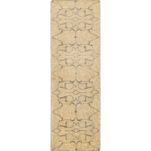 Ainsley 96 X 30 inch Moss, Dark Brown, Beige, Tan Rug