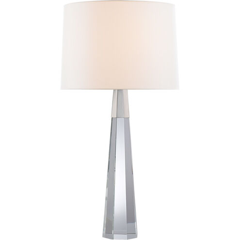 AERIN Olsen 32.5 inch 60.00 watt Crystal and Polished Nickel Table Lamp Portable Light