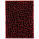 Tony Fey's Weathered Geometry, Red 48 X 36.5 inch Oils and Original Art
