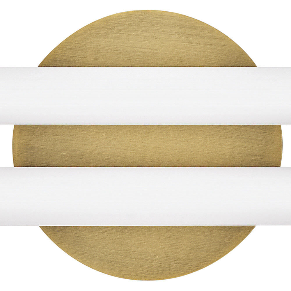 Eos LED 25 inch Lacquered Brass Bath Light Wall Light