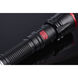 Recharge 6.22 inch Black and Gray and Red Flashlight Portable Light
