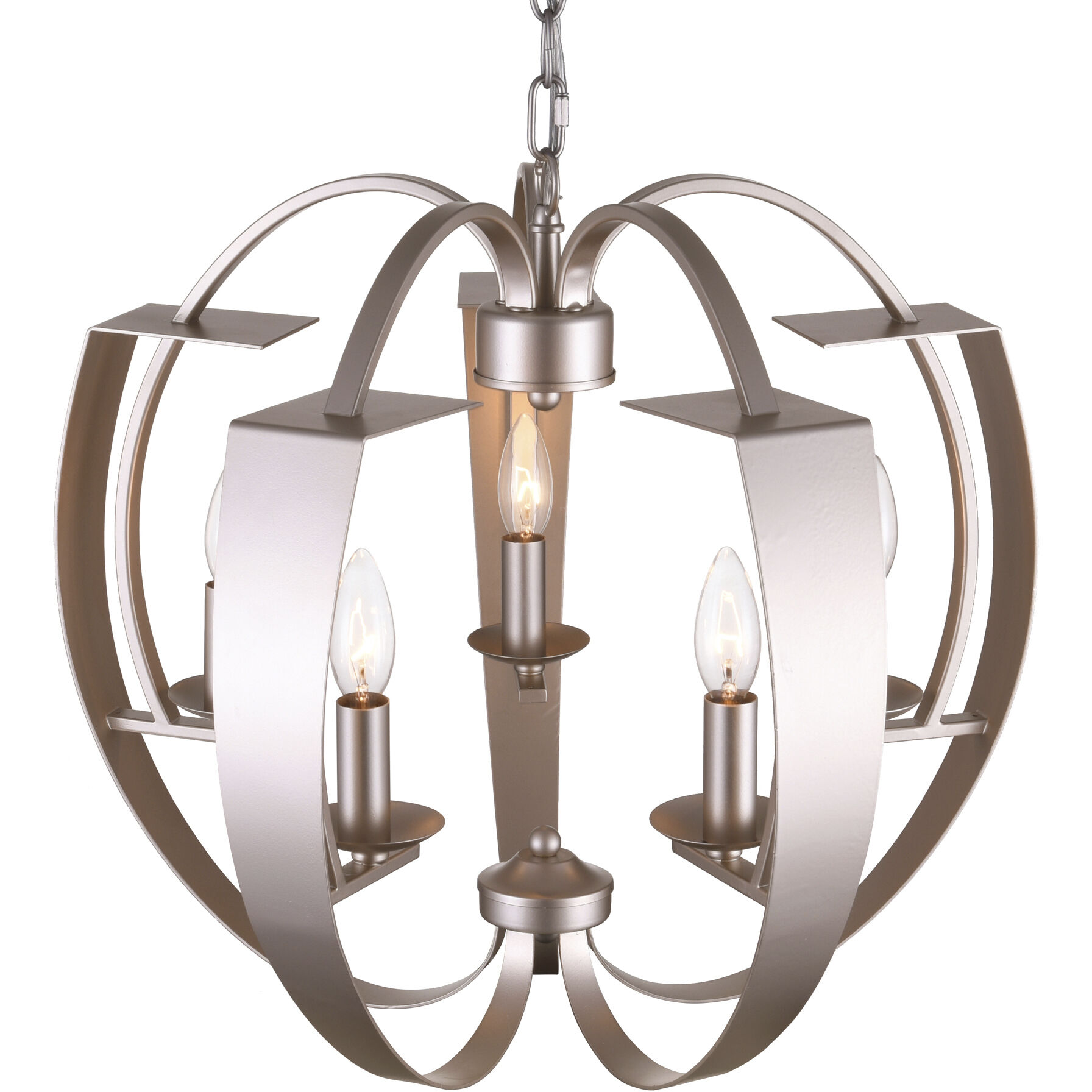 Verbena 5 Light 21 inch Pewter Chandelier Ceiling Light