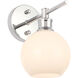 Collier 1 Light 6 inch Chrome Wall sconce Wall Light
