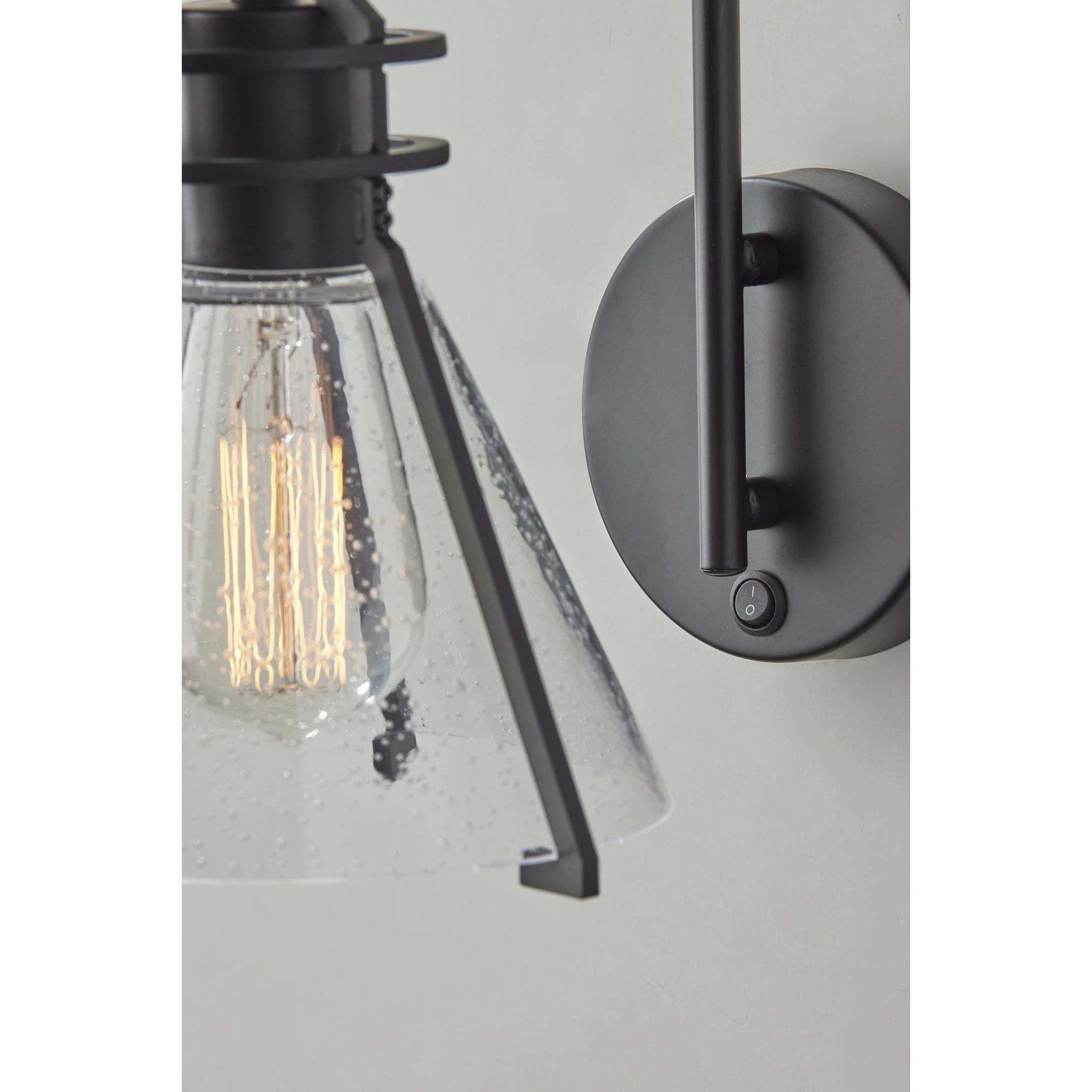 Beckett 1 Light 7.25 inch Black Wall Lamp Wall Light