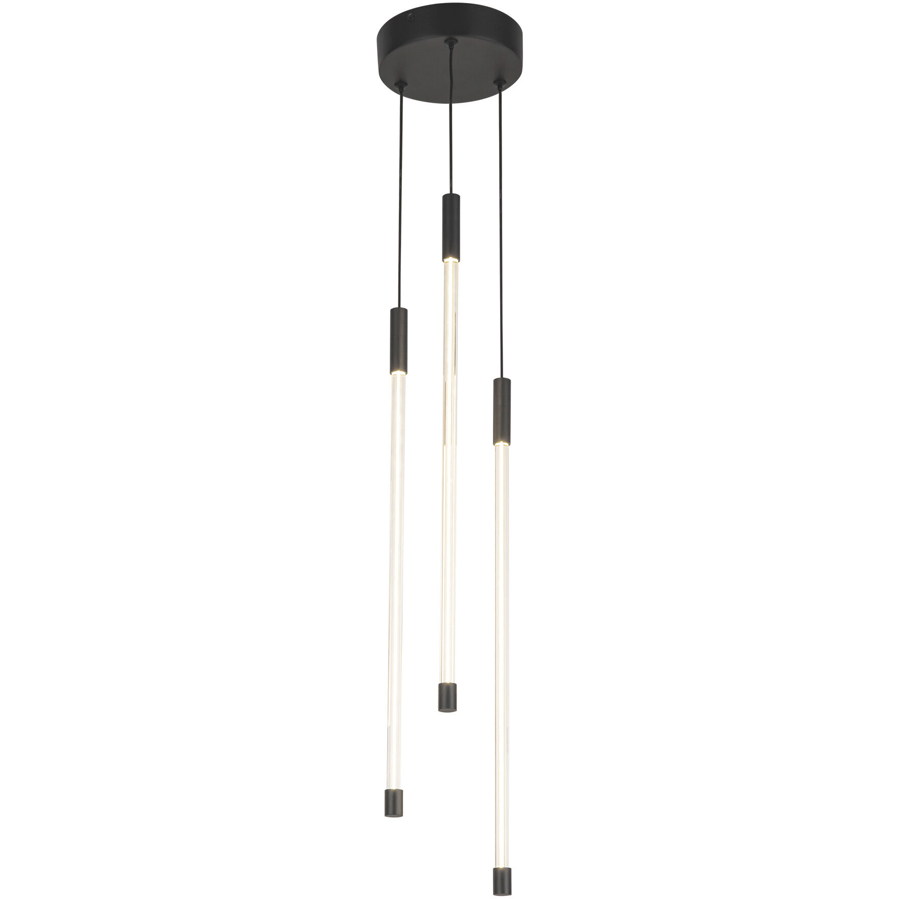 Motif Multi Pendant Ceiling Light in Brushed Gold