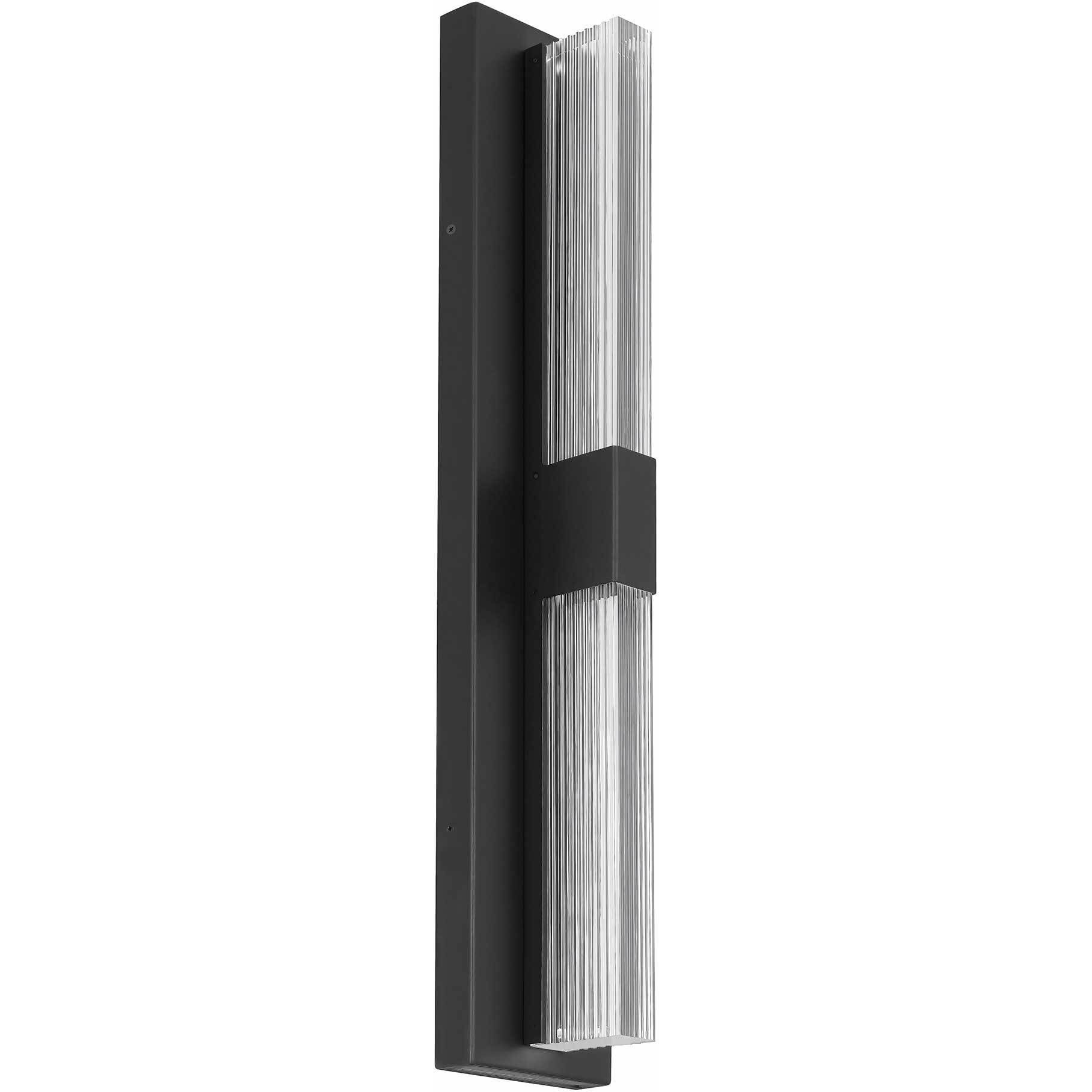 Arles LED 25 inch Sand Black Outdoor Wall Sconce