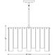 Viviana 8 Light 19.75 inch Rubbed Brass Chandelier Ceiling Light