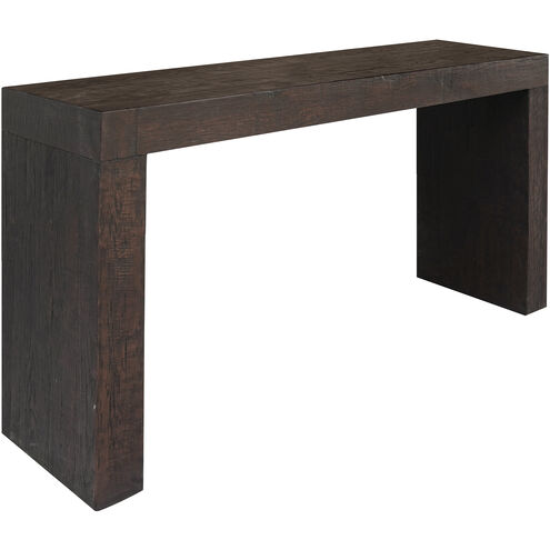 Evander 55 X 15 inch Rustic Brown Console Table