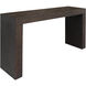 Evander 55 X 15 inch Rustic Brown Console Table