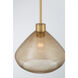 Elaris 1 Light 12.5 inch Legacy Brass Pendant Ceiling Light