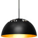 Gordy LED Black Cord Pendant Ceiling Light