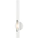 Acra 1 Light 5 inch Shiny White ADA ADA Single Sconce Wall Light