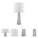 Chiara 29 inch 100.00 watt Polished Chrome Table Lamp Portable Light