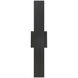 Annette 1 Light 23 inch Satin Black Outdoor LED Wall Sconce