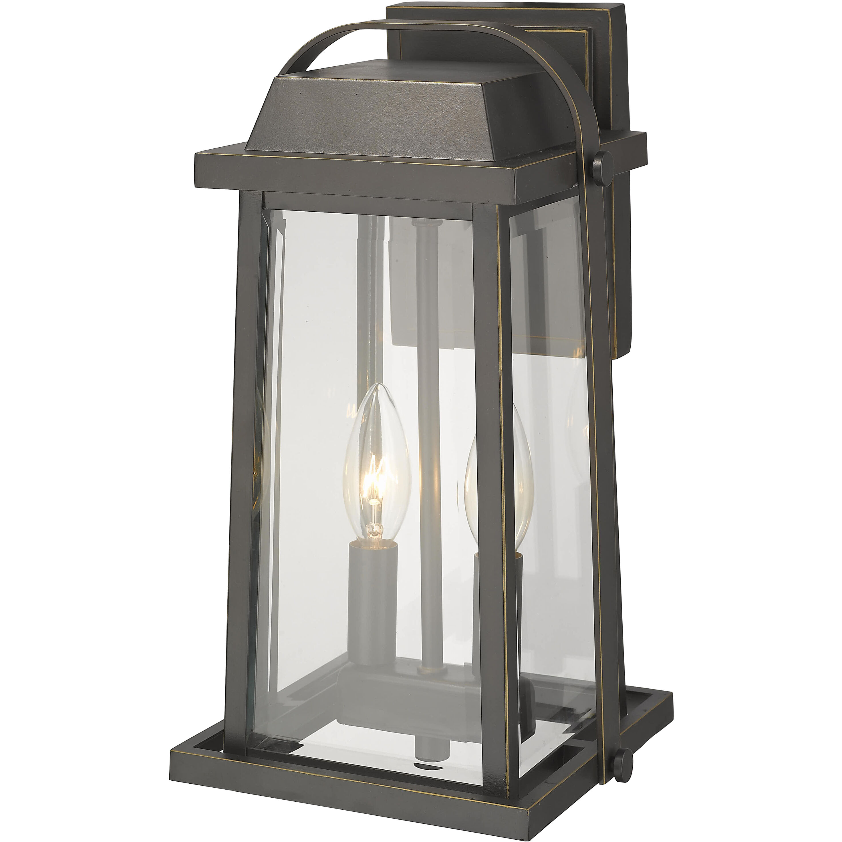 Millworks Outdoor Wall Light in Oil Rubbed Bronze