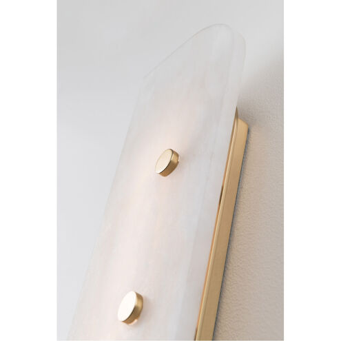 Yin & Yang LED 5.5 inch Aged Brass ADA Wall Sconce Wall Light