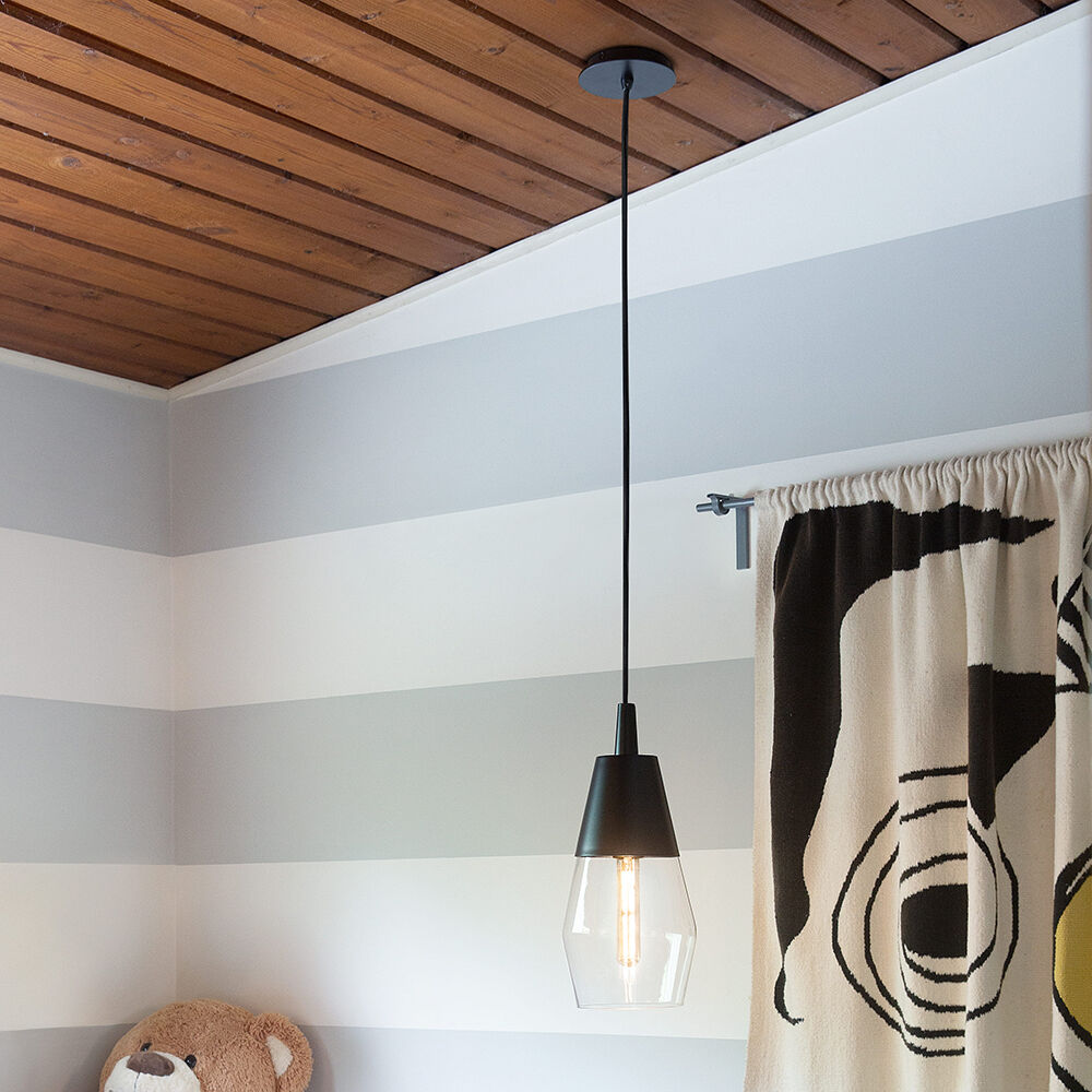 Livie LED 8 inch Lacquered Brass Pendant Ceiling Light, Semi-Flush Mount