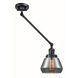 Fulton 35 inch 60.00 watt Matte Black Swing Arm Wall Light, Franklin Restoration
